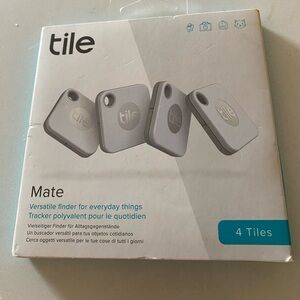 Tile versatile mate trackers 4pack NEW and SEALED